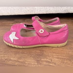 Livie&Luca girls pink bird genuine leather shoes to match Matilda Jane size 3